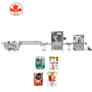 Hl-P-F Automatic Milk Powder, Protein Powder Canned Equipment Production Line