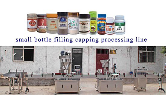 Full Automatic Bottle Powder Filling Production Line